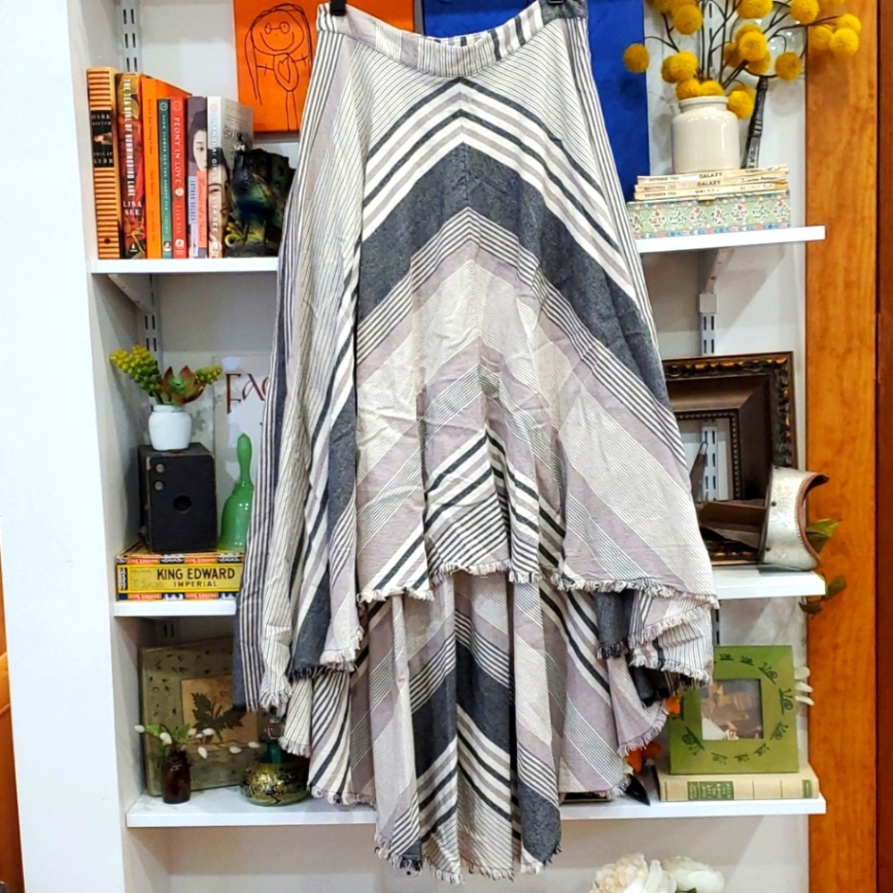 Free People Mae Hi-lo skirt with pockets
